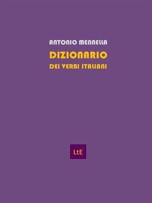 cover image of Dizionario dei verbi italiani
